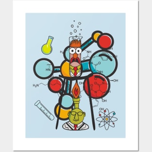 Mupper Science - Beaker Posters and Art